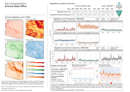 Site characterization report preview